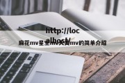 麻花mv星空mv天美mv的简单介绍